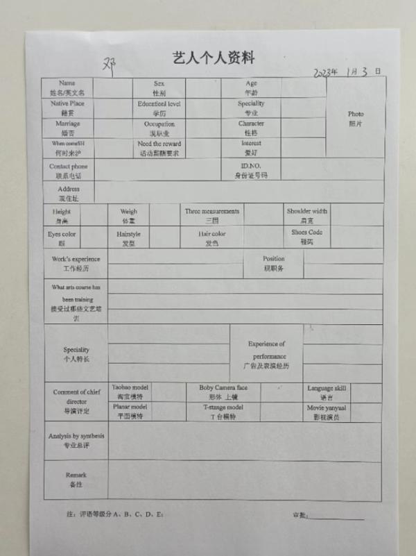 装潢装修工人简历概览